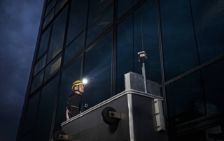 Building_inspector_2 Building inspector lighting up a dark building with his V3pro Suprabeam headlamp