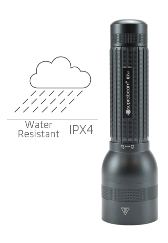 q7xr_ipx4 IPX4 rated flashlight Q7xr
